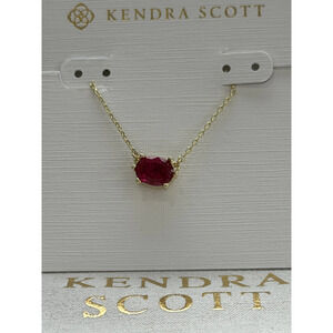 Kendra Scott Red Pendant Necklace